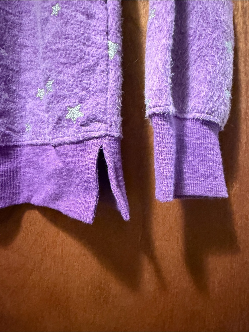 K-STATE Girls' Purple Star Pullover Sweatshirt - Picture 4 of 7